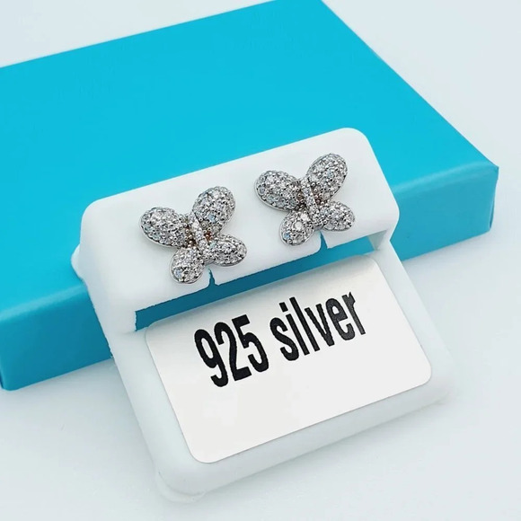 "925 Sterling Silver CZ Beautiful Earrings for Women, 1USPAR4189 - Picture 1 of 11